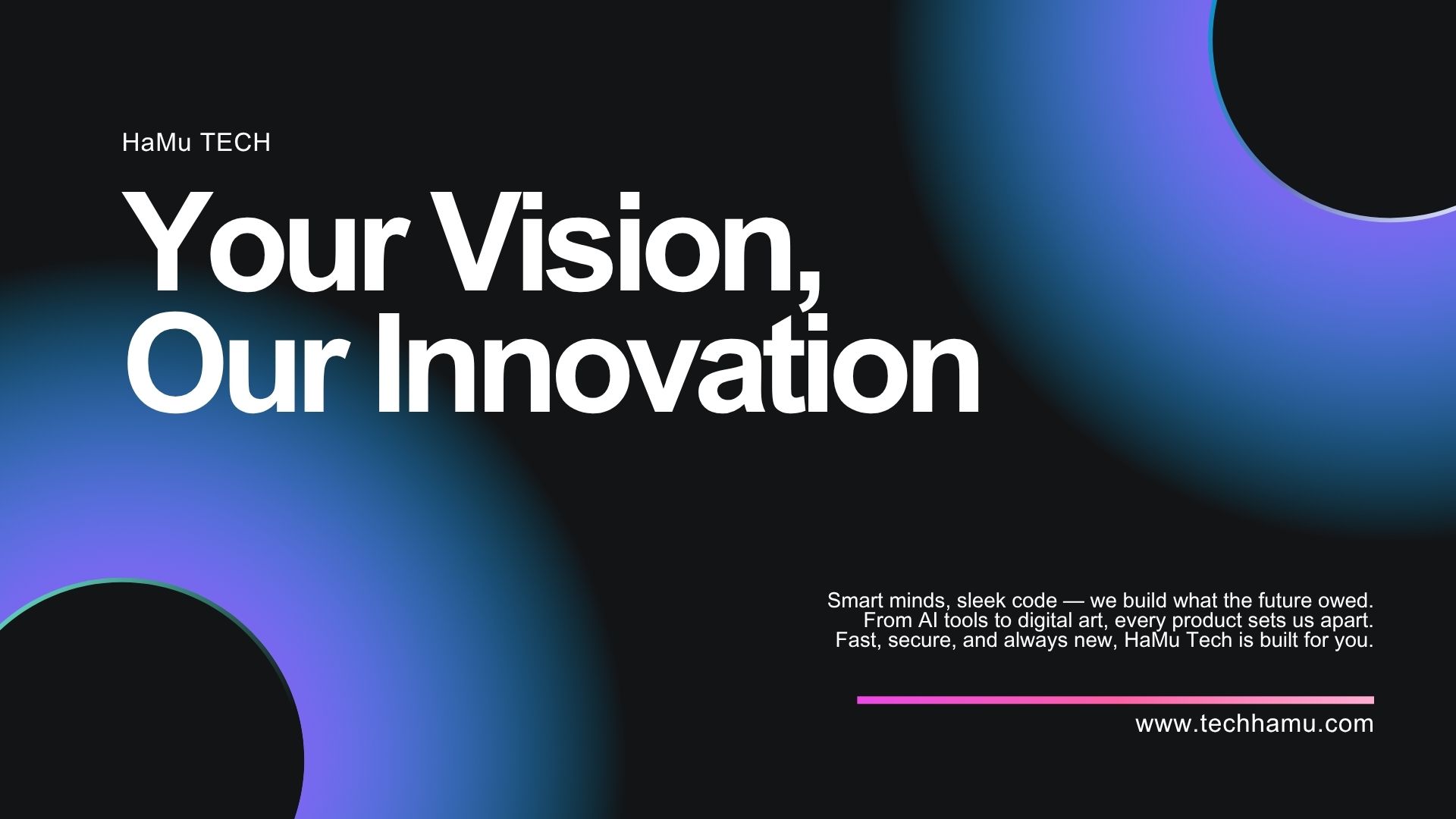 HaMu Tech company overview, innovation, AI, organic beauty, learning.