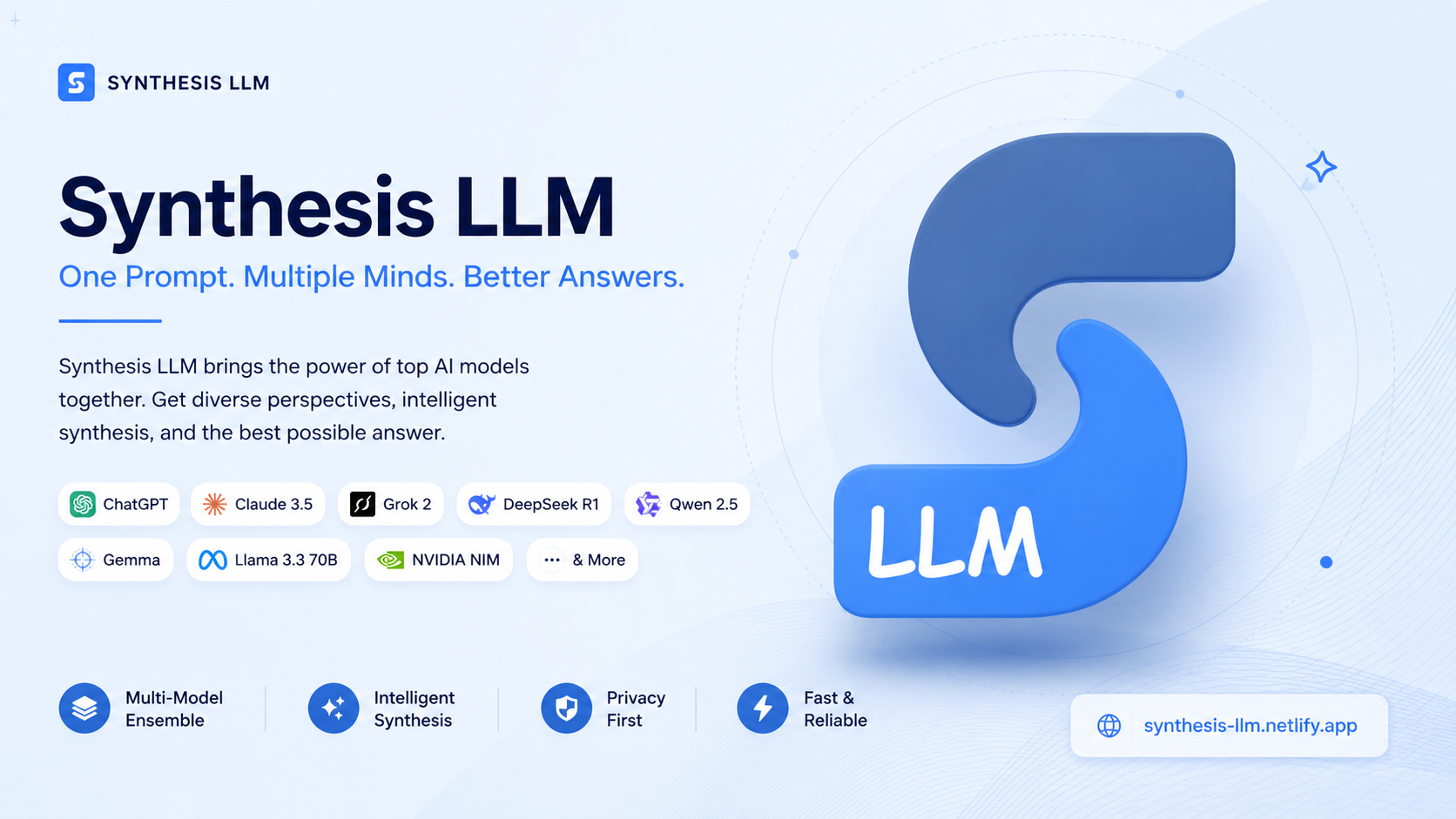 Synthesis LLM Interface Illustration